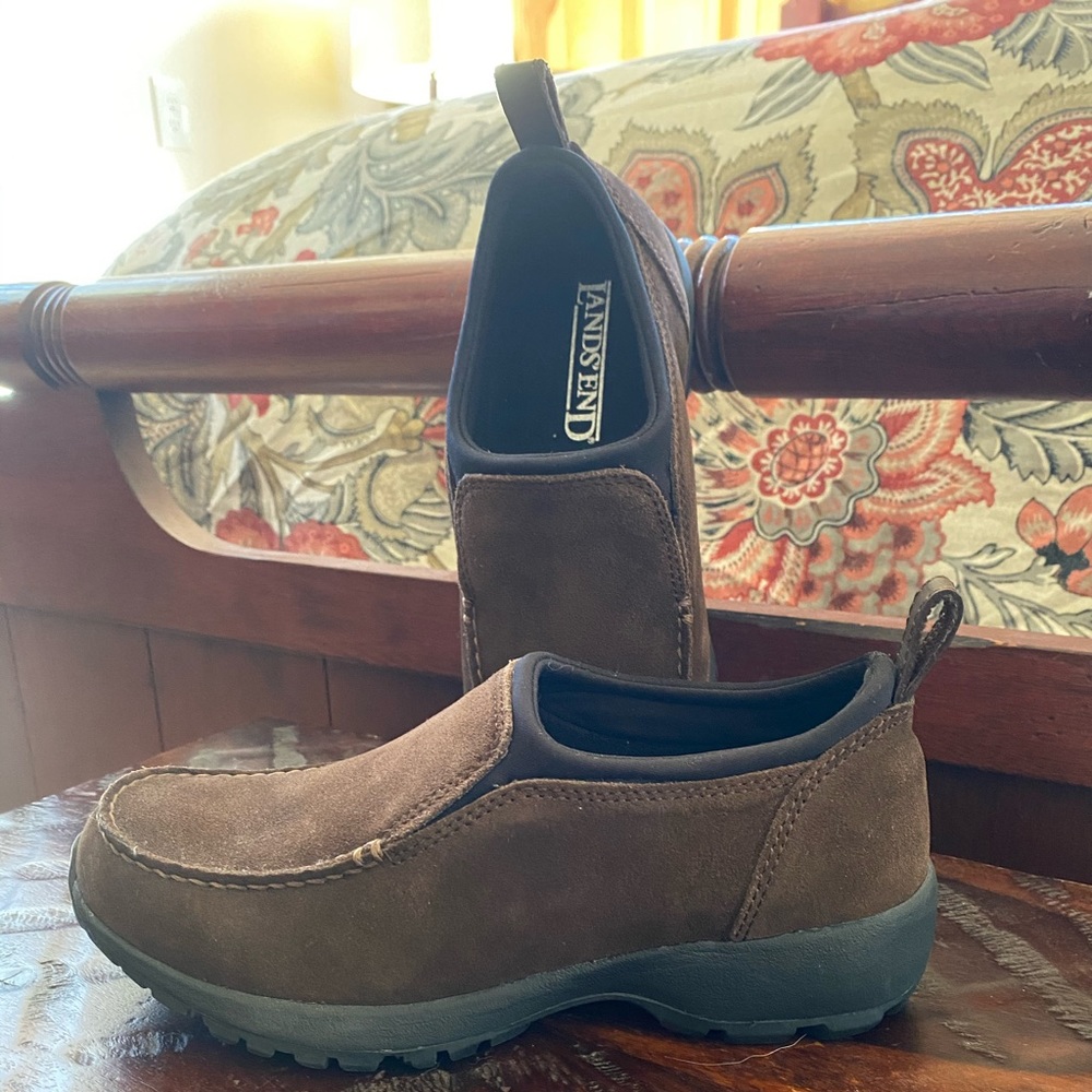 Lands End slip on shoes